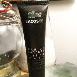 Lacoste Noir Mens Shower Gel smell like $$ all day